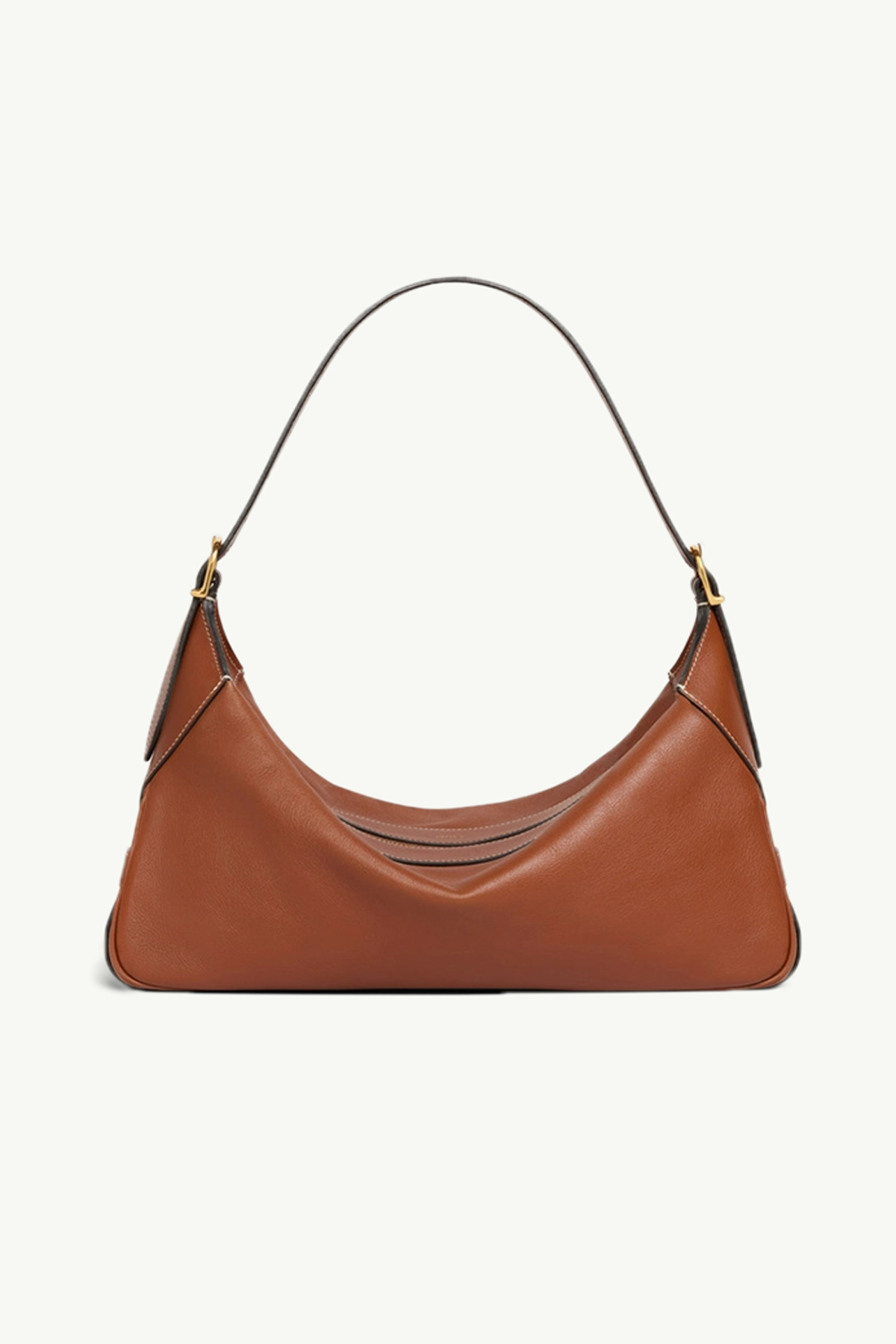 CELINE Medium Romy Shoulder Bag in Tan Supple Calfskin 1