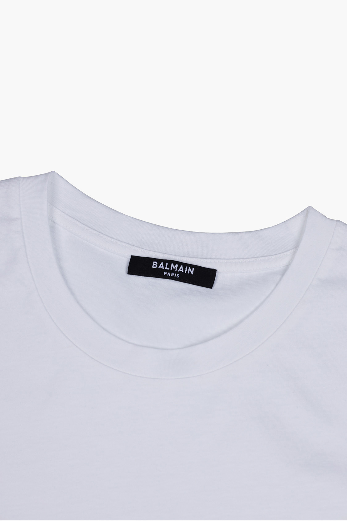 BALMAIN Women Balmain Paris Logo T-Shirt in White/Pink 3