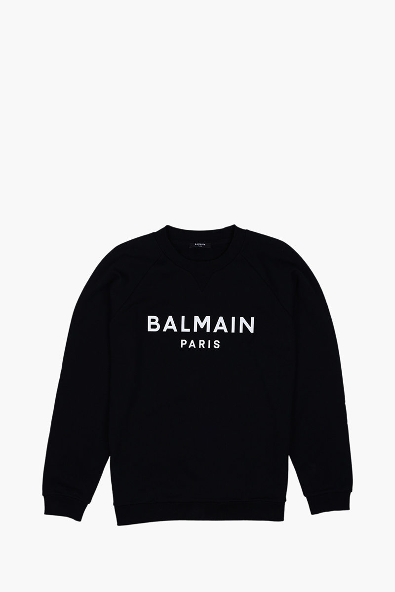 BALMAIN Women Balmain Paris Logo Sweatshirt in Black/White 0