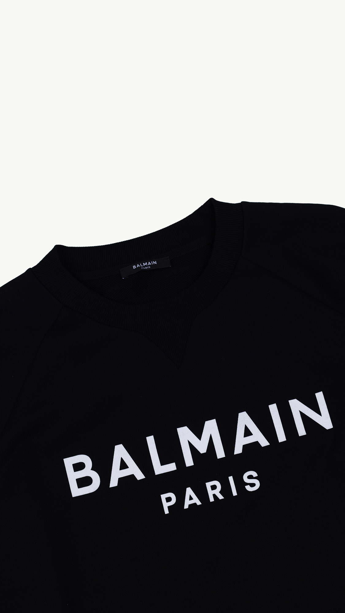 BALMAIN Women Balmain Paris Logo Sweatshirt in Black/White 2