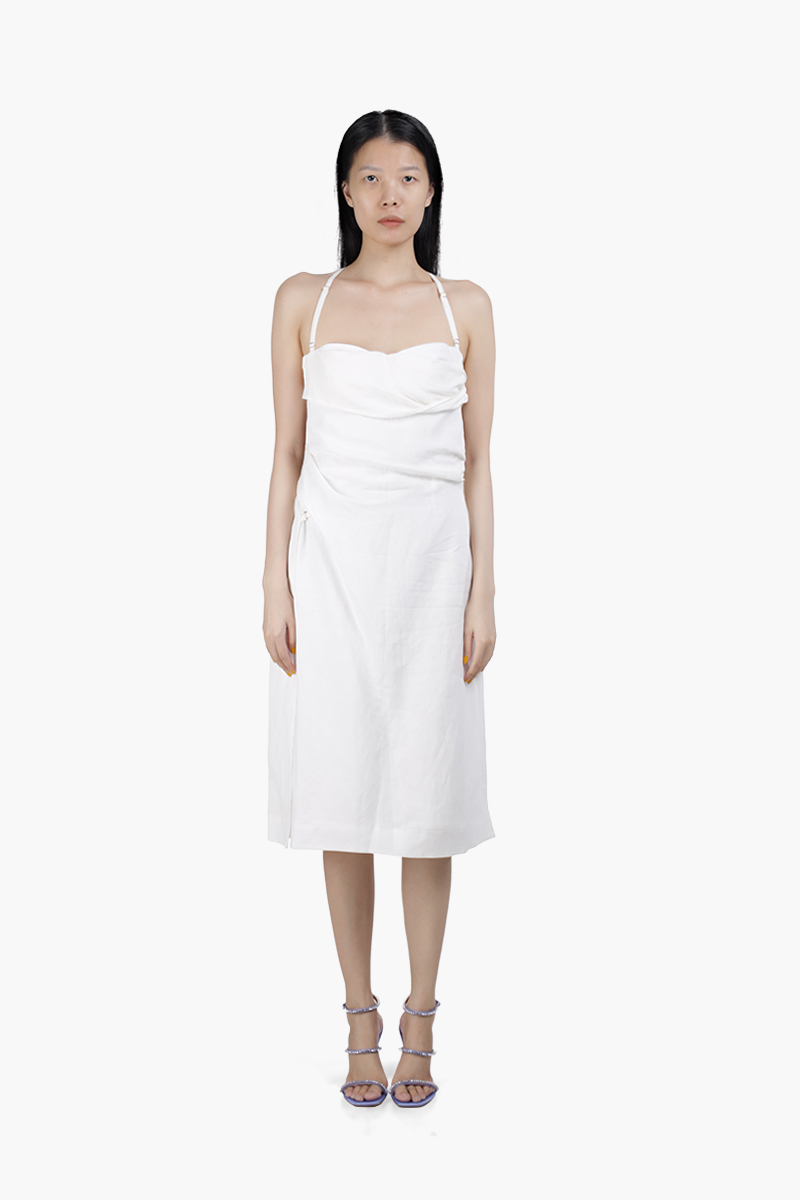 JACQUEMUS Women La Robe Laurier in Ecru 0