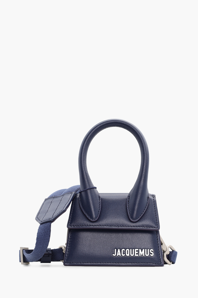 JACQUEMUS Le Chiquito Homme in Navy with Cotton Strap 0