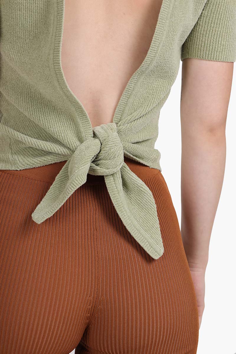 JACQUEMUS Women Le Polo Bagnu in Khaki 3