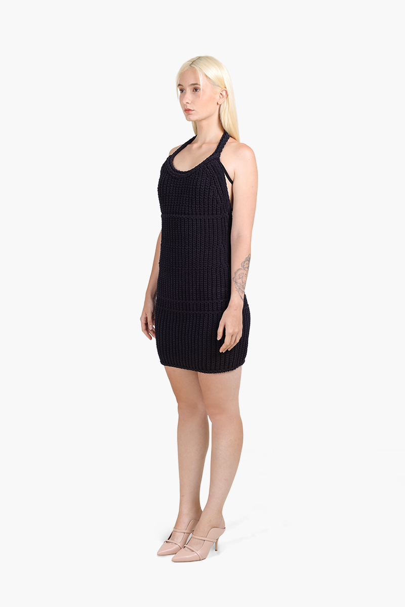 JACQUEMUS Women La Robe Nuvola Dress in Black 2