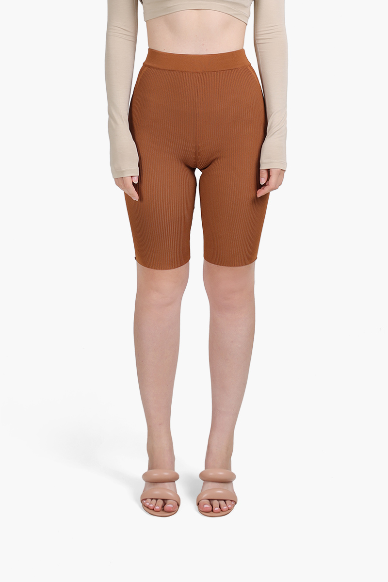 JACQUEMUS Women Le Short Lucca in Brown 0