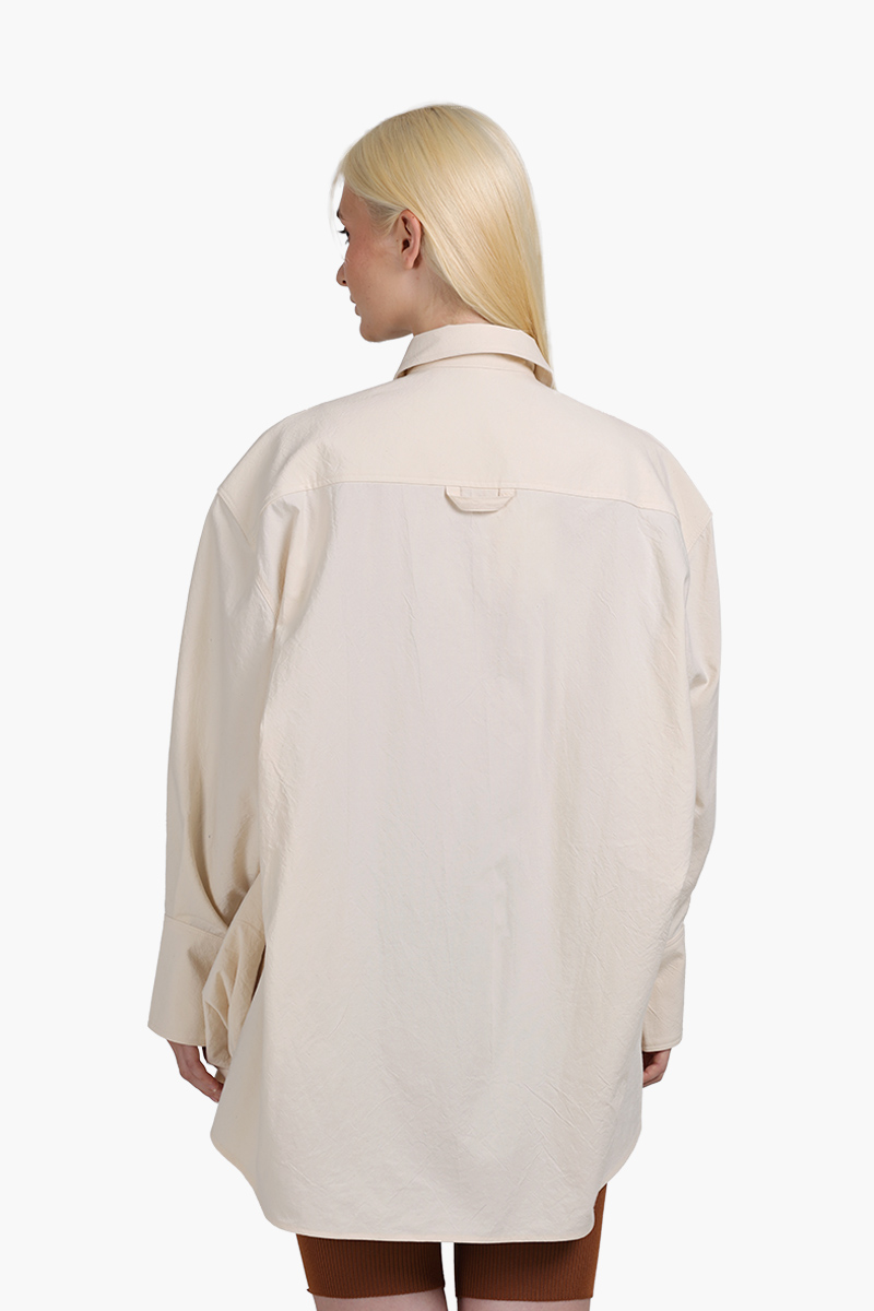 JACQUEMUS Women La Chemise Sognu in Off White 1