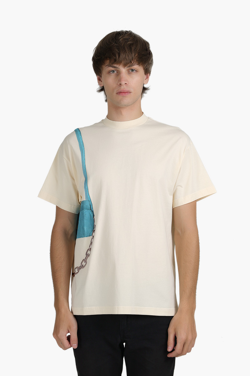 JACQUEMUS Le Ciuciu Loose Fit T-Shirt in Beige 0