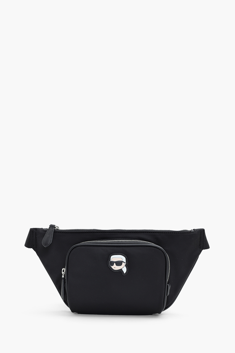 KARL LAGERFELD K/Ikonik 2.0 Bumbag in Black Nylon 0