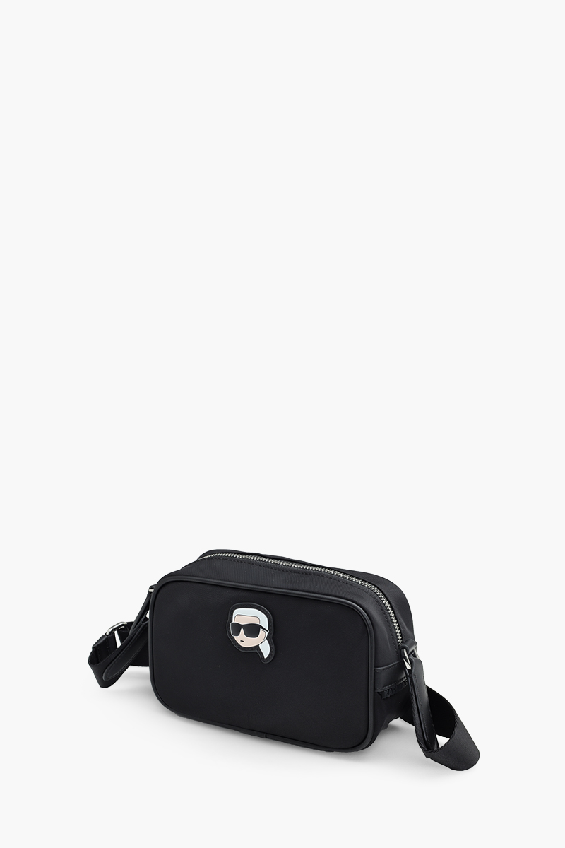 KARL LAGERFELD K/Ikonik 2.0 Camera Bag in Black Nylon 2