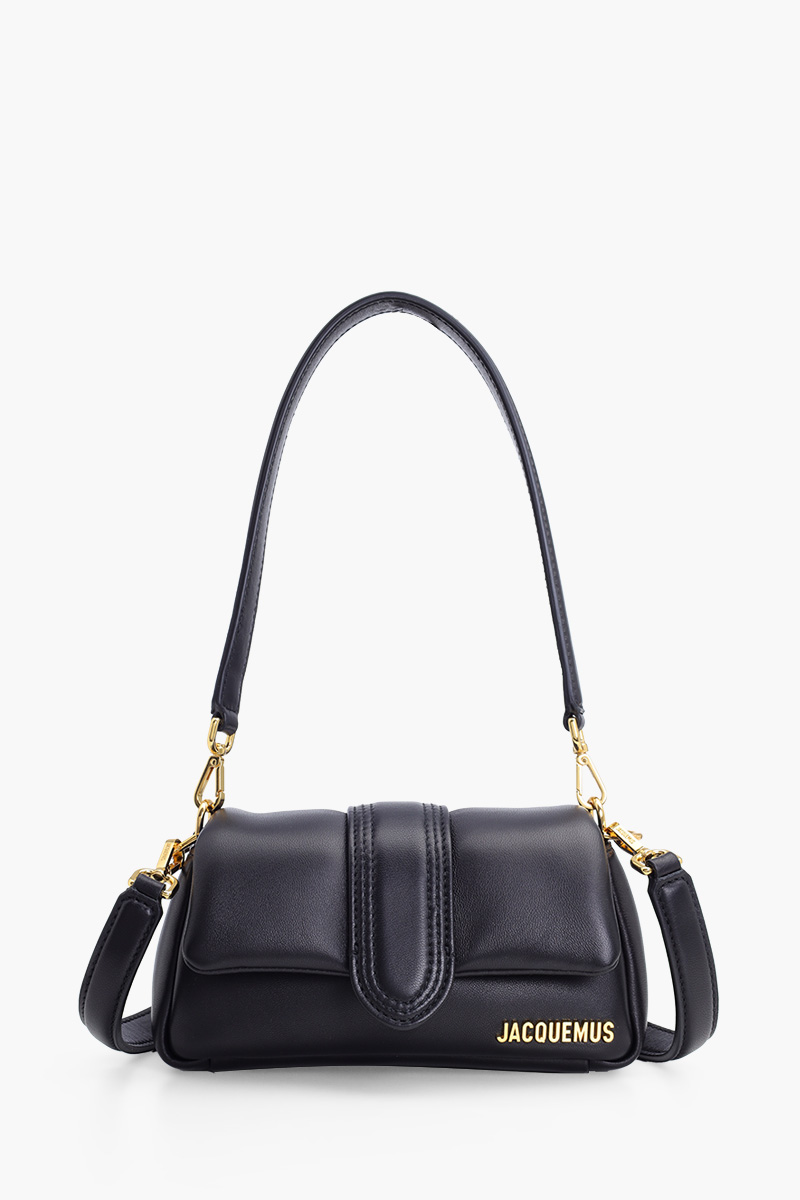 JACQUEMUS Le Petit Bambimou Bag in Black Lamb Leather 0