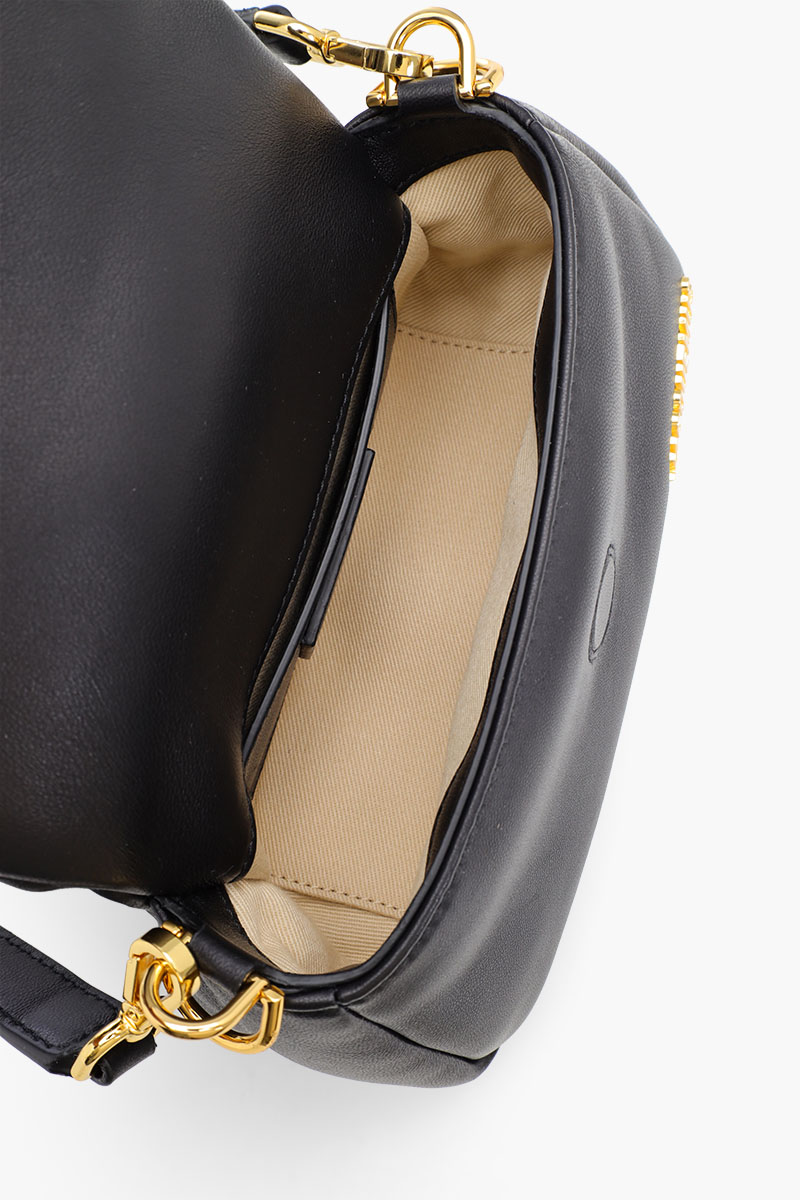 JACQUEMUS Le Petit Bambimou Bag in Black Lamb Leather 3