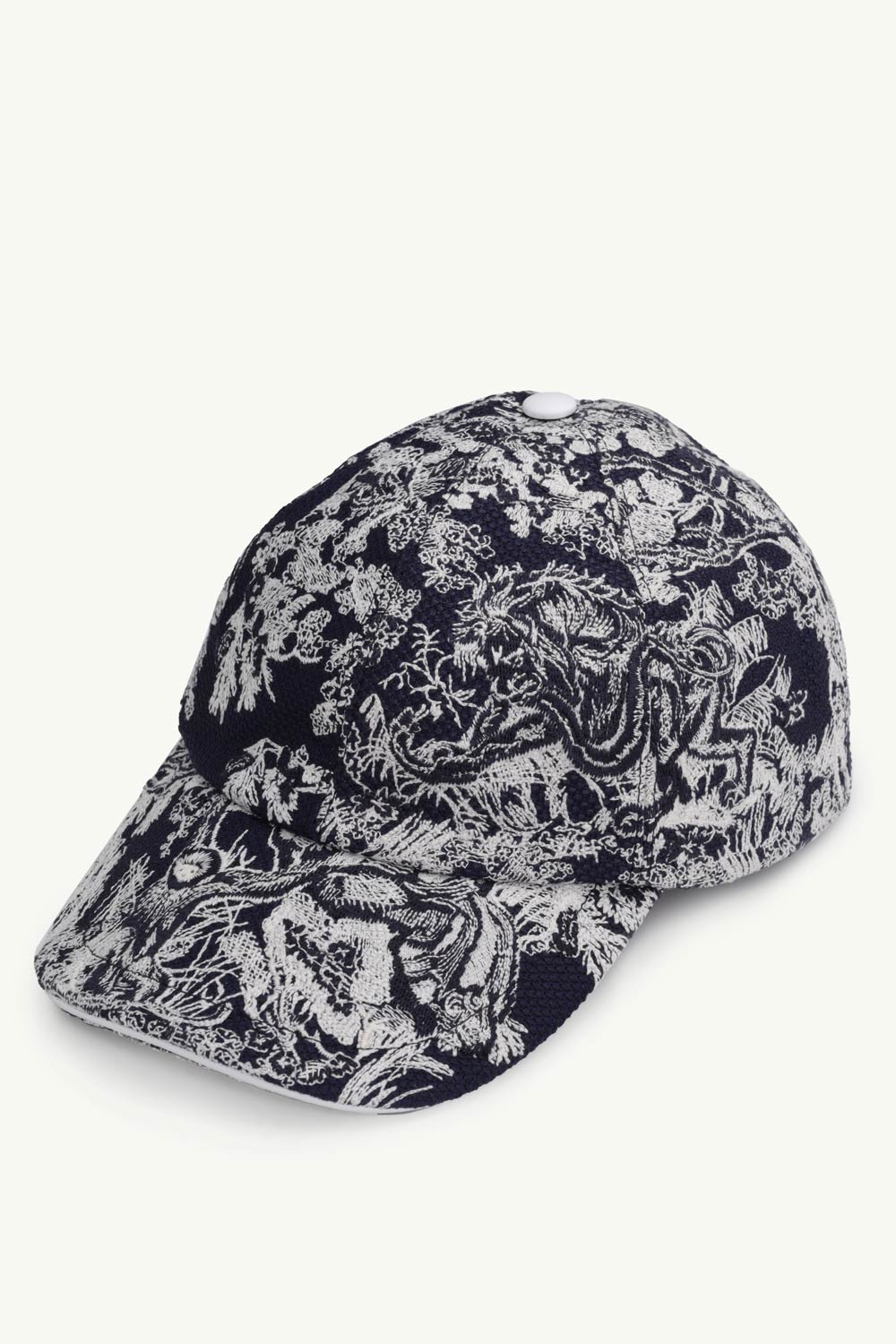 CHRISTIAN DIOR D-Player Toile de Jouy Reverse Baseball Cap in Navy Blue Multicolor 2
