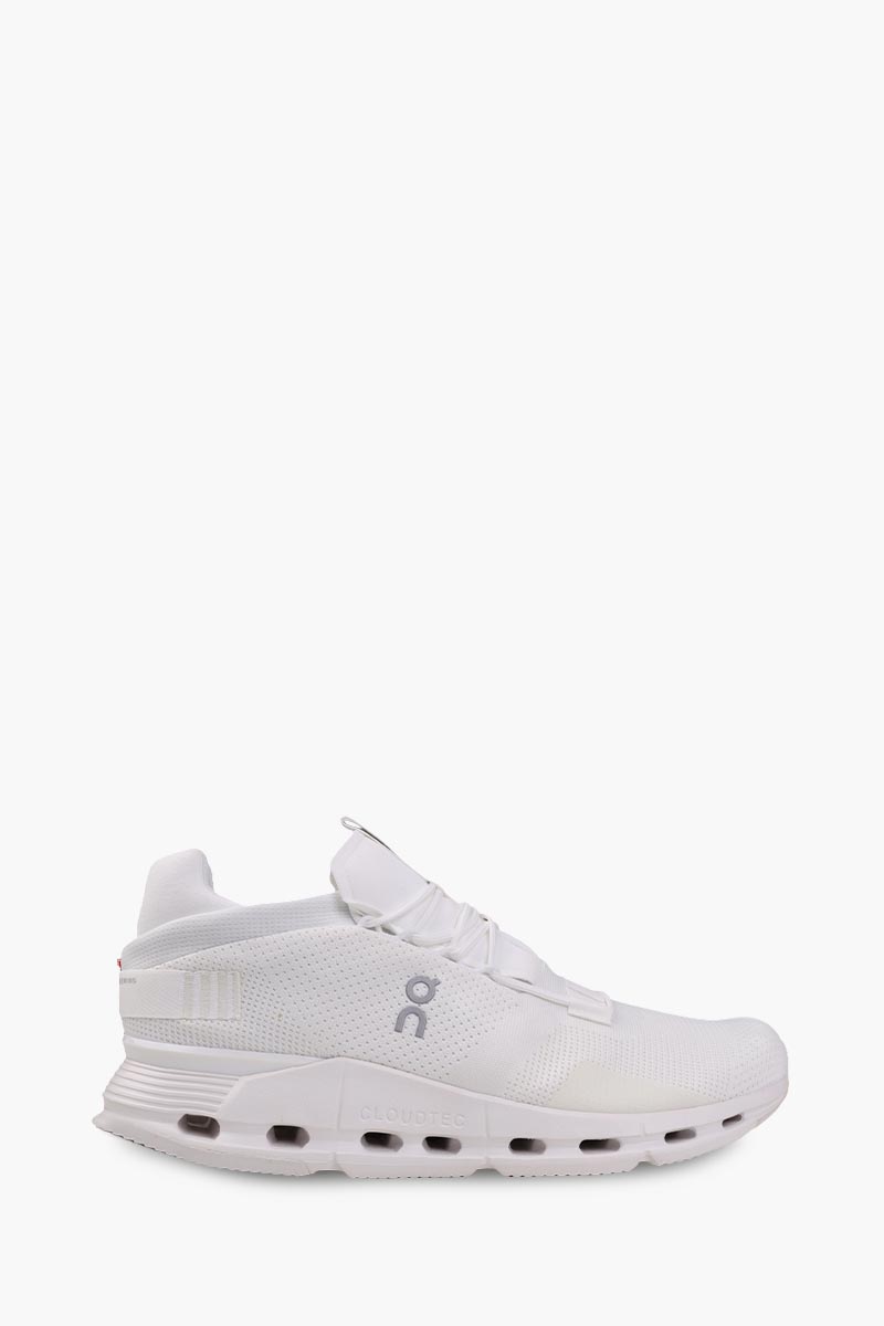 ON Men Cloudnova Running Sneakers in Undyed White 0