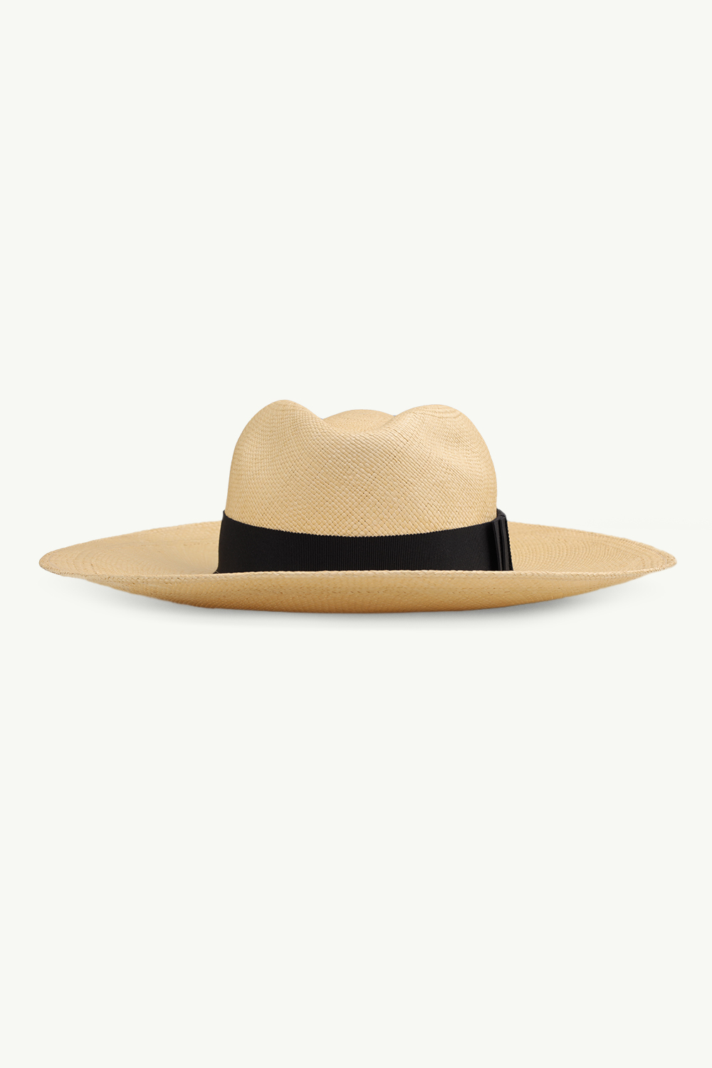 CELINE Women Straw Panama Hat in Natural with Triomphe Signature 0