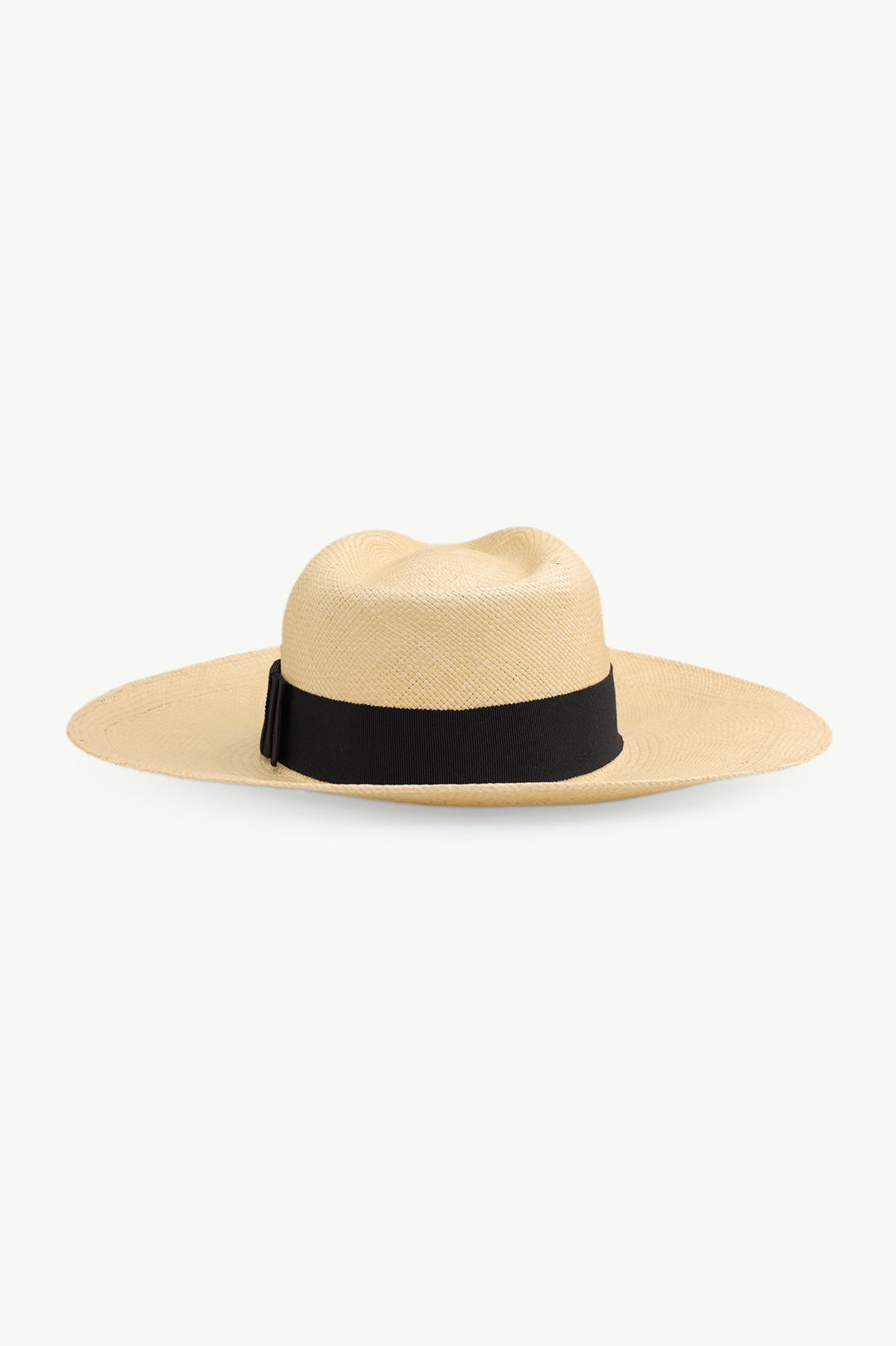 CELINE Women Straw Panama Hat in Natural with Triomphe Signature 1
