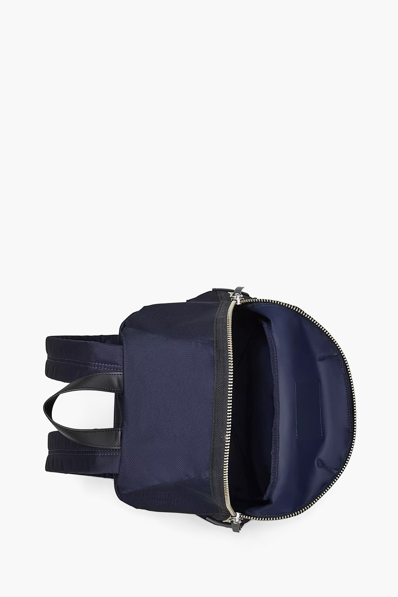 MARC JACOBS Medium The Biker Backpack in Midnight Blue Nylon   2