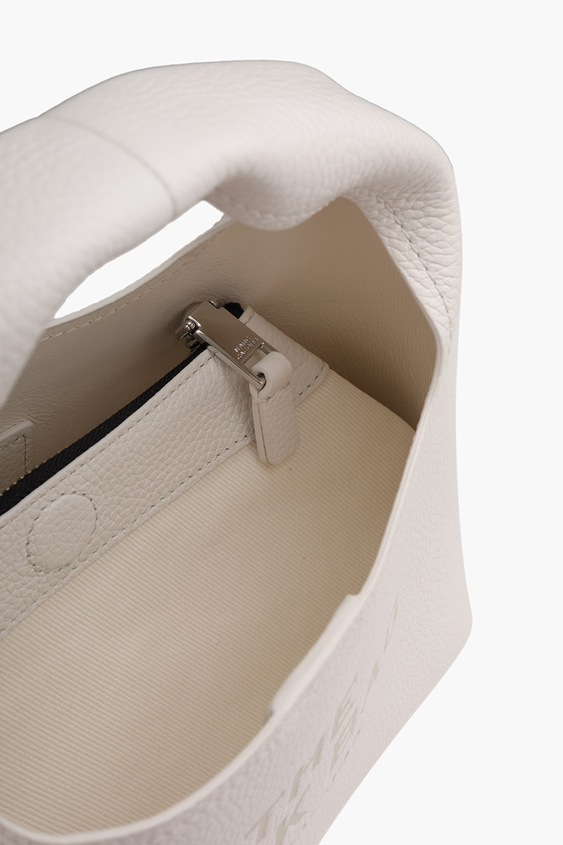 MARC JACOBS Mini The Sack Bag in White 3