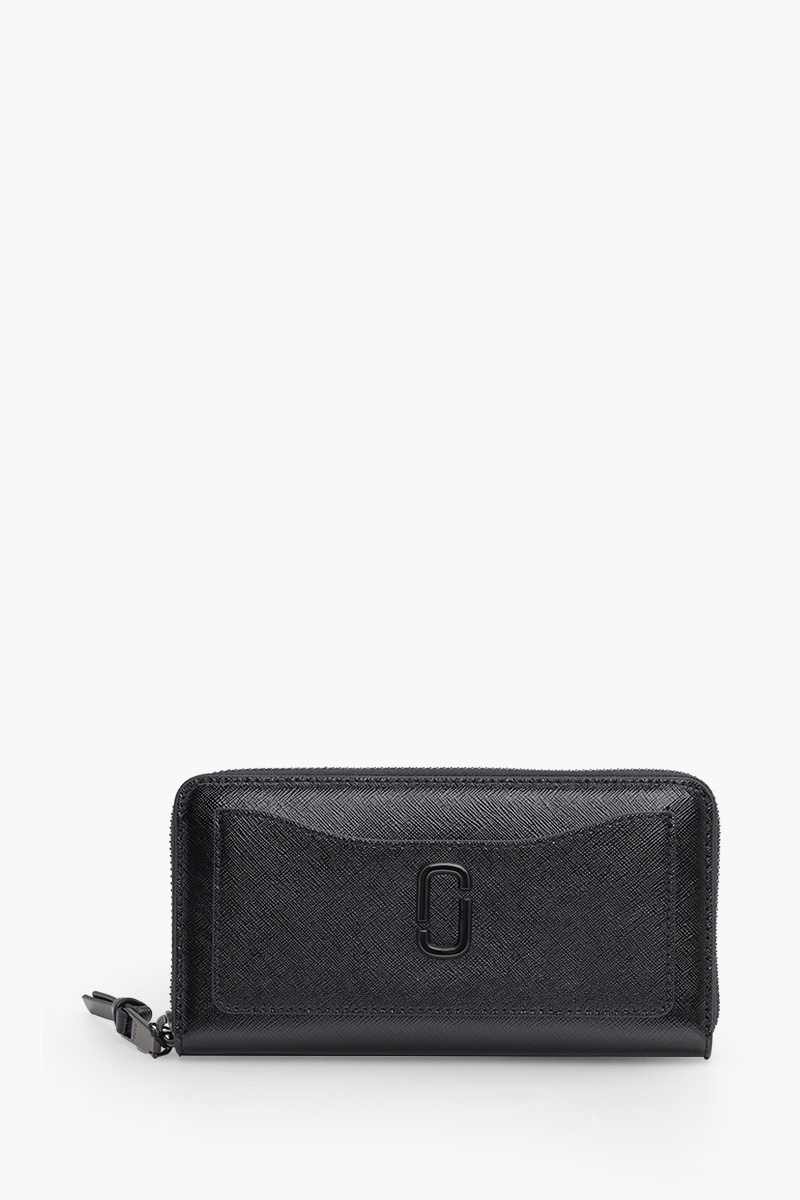 MARC JACOBS The Utility Snapshot DTM Continental Wallet in Black Saffinao Leather 0