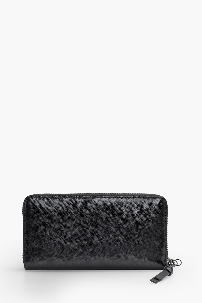 MARC JACOBS The Utility Snapshot DTM Continental Wallet in Black Saffinao Leather 1