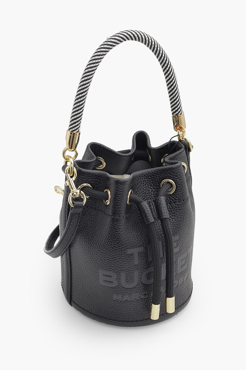 MARC JACOBS Mini The Bucket Bag in Black Leather 2