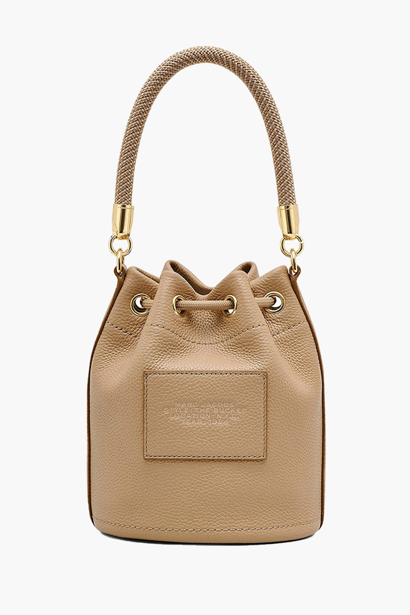 MARC JACOBS Mini The Bucket Bag in Camel Leather 1