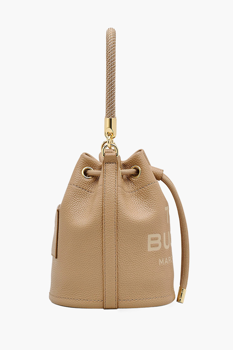 MARC JACOBS Mini The Bucket Bag in Camel Leather 2