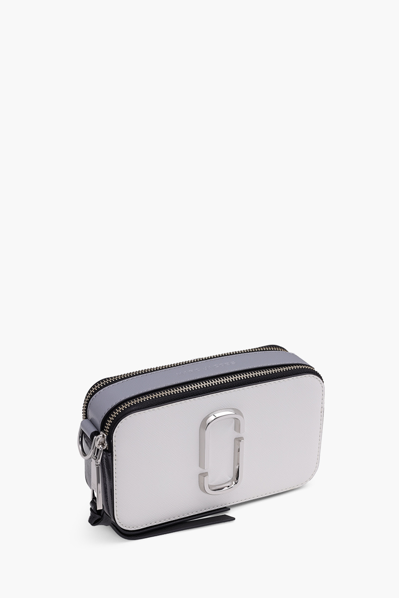 MARC JACOBS Small The Snapshot Camera Bag in Cotton Multi with Logo Webbing Straps 2