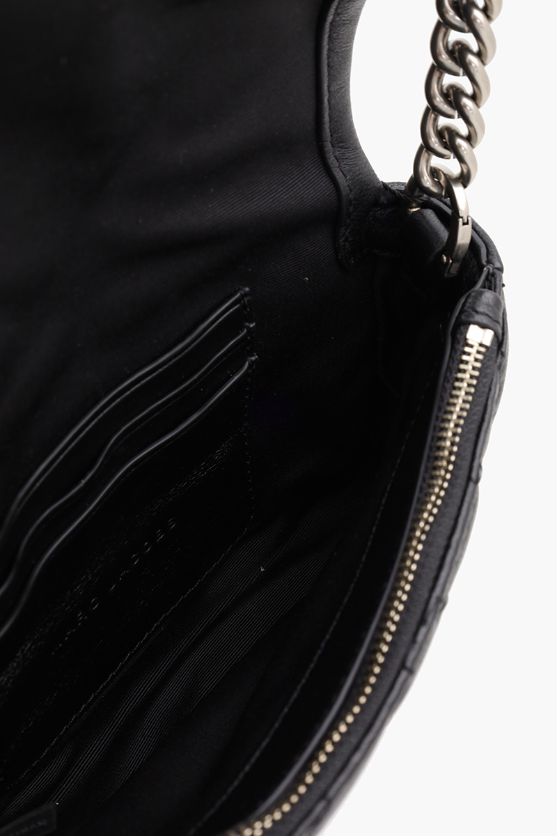 MARC JACOBS Mini The J Marc Shoulder Bag in Black SHW Quilted Leather 3