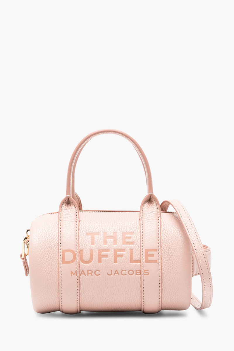 MARC JACOBS Mini Duffle Top Handle Shoulder Bag in Rose Leather 0