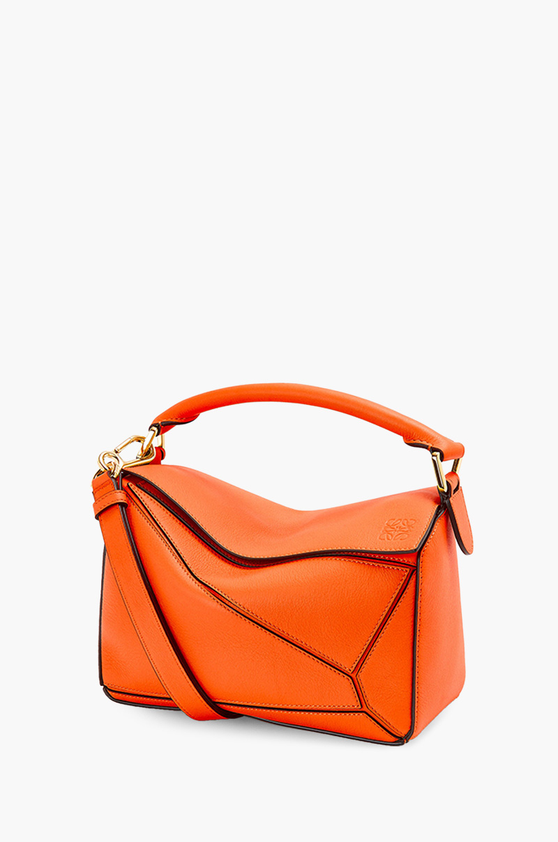 LOEWE Small Puzzle in Orange 0