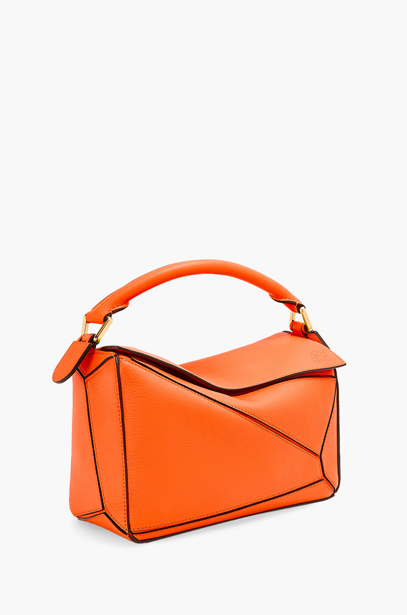 LOEWE Small Puzzle in Orange 2