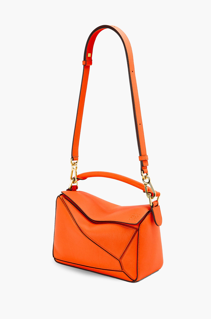 LOEWE Small Puzzle in Orange 3