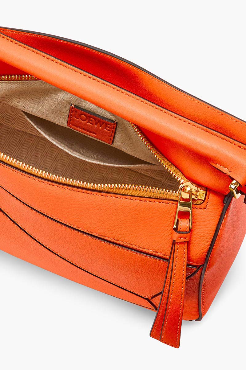 LOEWE Small Puzzle in Orange 4