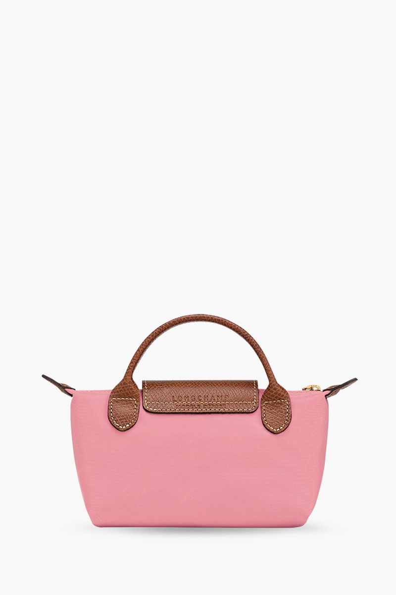 LONGCHAMP Le Pliage Original Pouch in Marshmallow Recycled Canvas with Handle 1