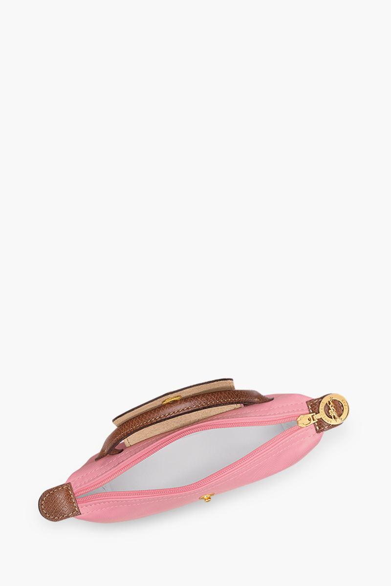 LONGCHAMP Le Pliage Original Pouch in Marshmallow Recycled Canvas with Handle 3