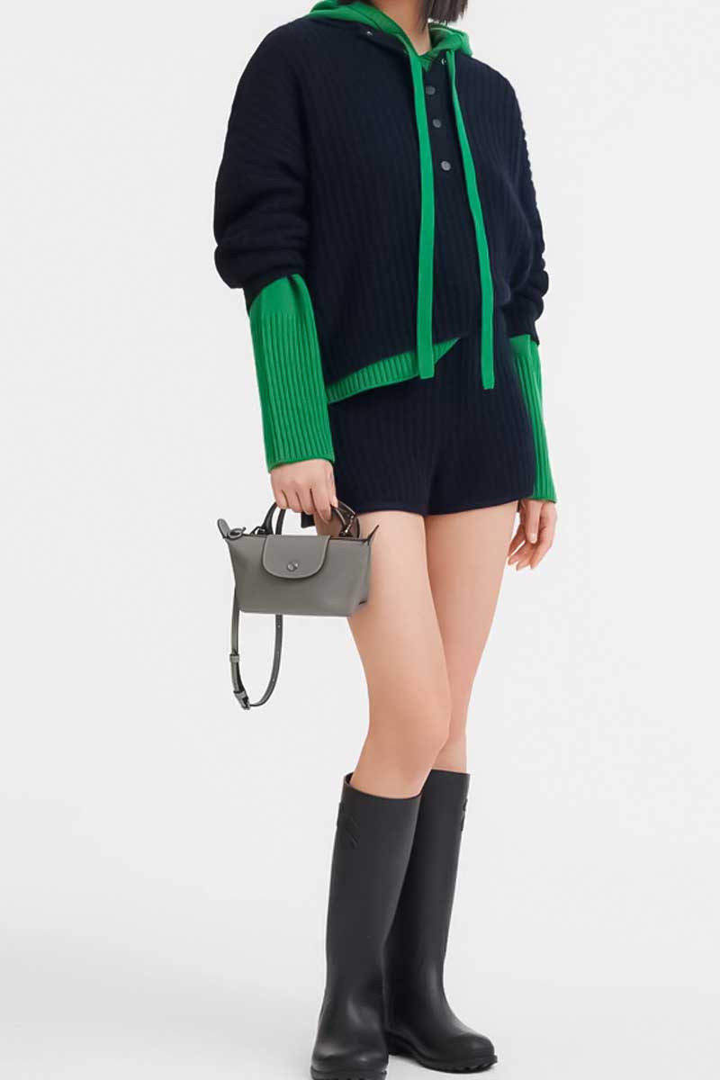 LONGCHAMP Le Pliage Extra XS Pouch in Turtledove Cowhide Leather  3