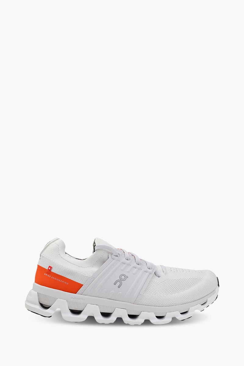 ON Men Cloudswift 3 Running Sneakers in Ivory/Flame 0