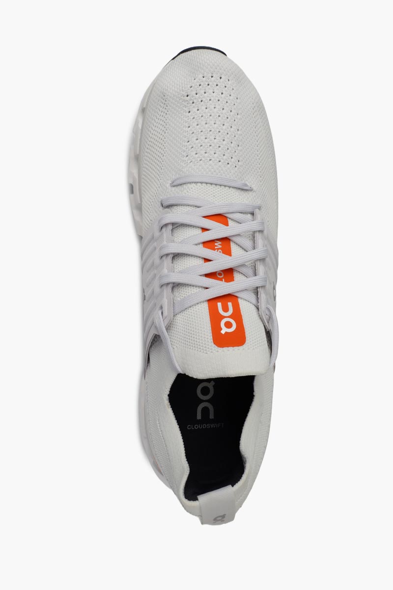 ON Men Cloudswift 3 Running Sneakers in Ivory/Flame 3
