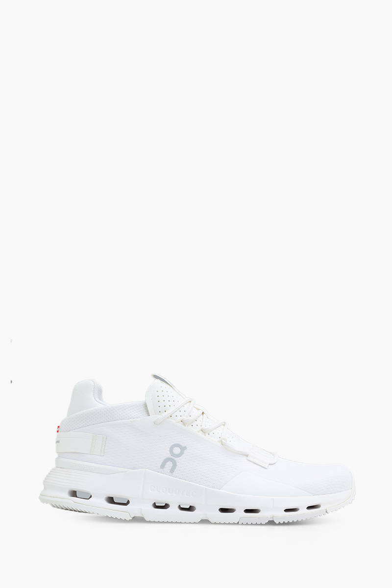 ON Men Cloudnova 2 Running Sneakers in All White 0