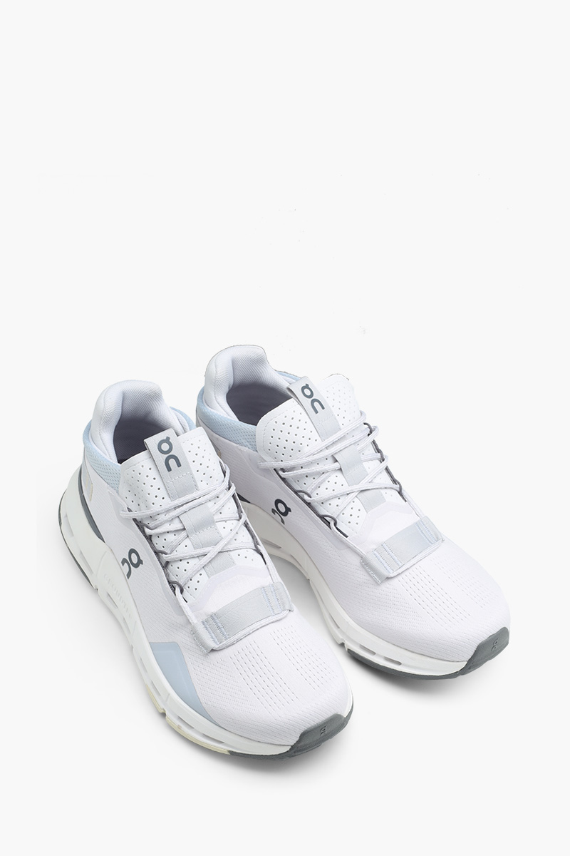 ON Men Cloudnova 2 Running Sneakers in Frost/Cream 1