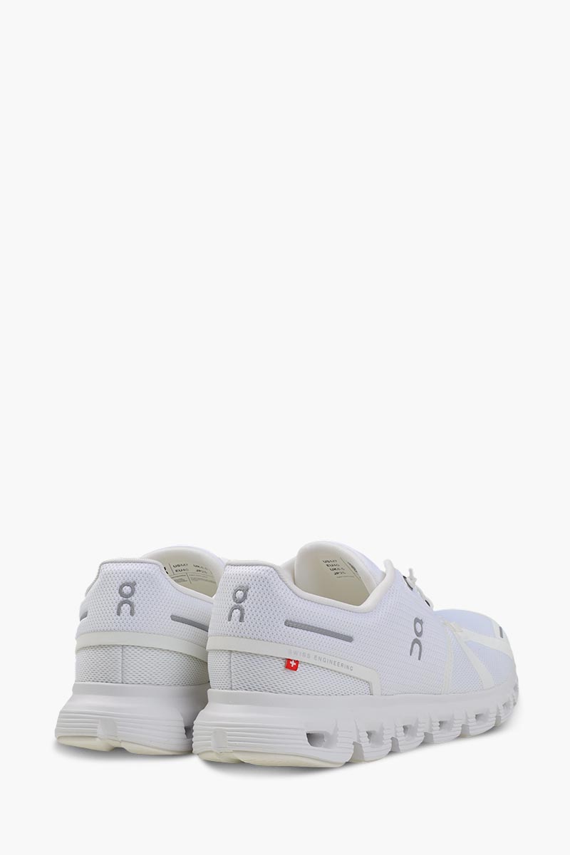 ON Men Cloud 6 Sneakers in White/White 1