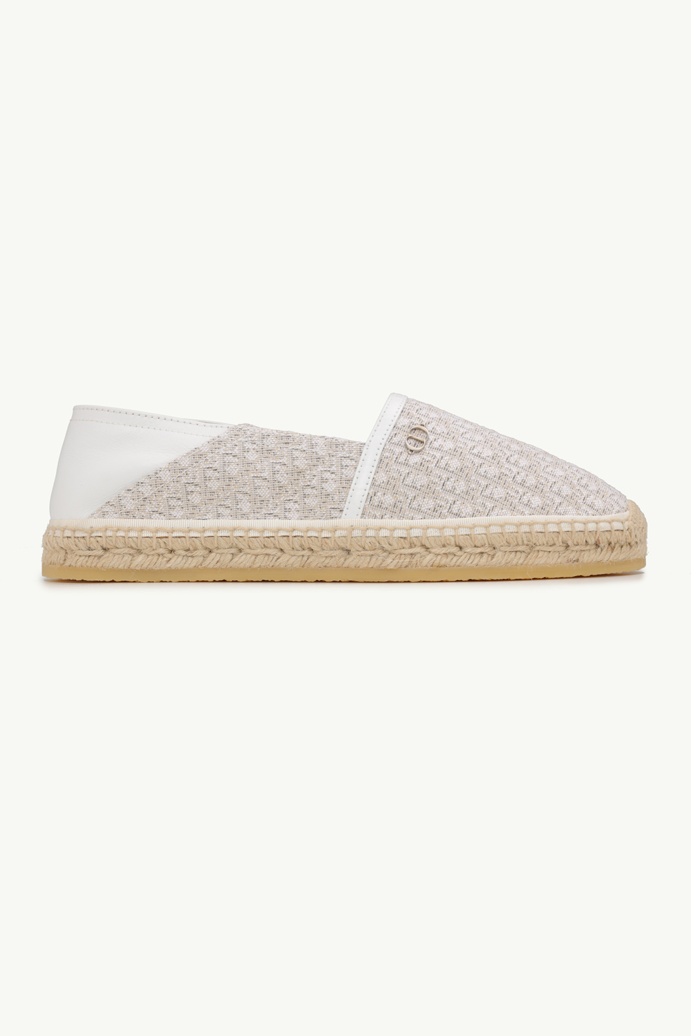 CHRISTIAN DIOR Paradise Oblique Espadrille in Off White 0