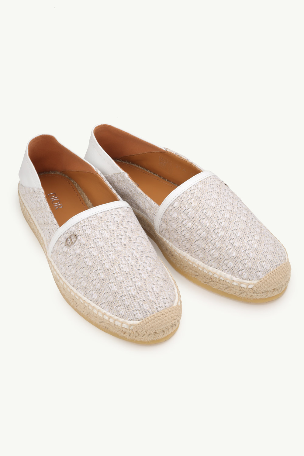 CHRISTIAN DIOR Paradise Oblique Espadrille in Off White 1