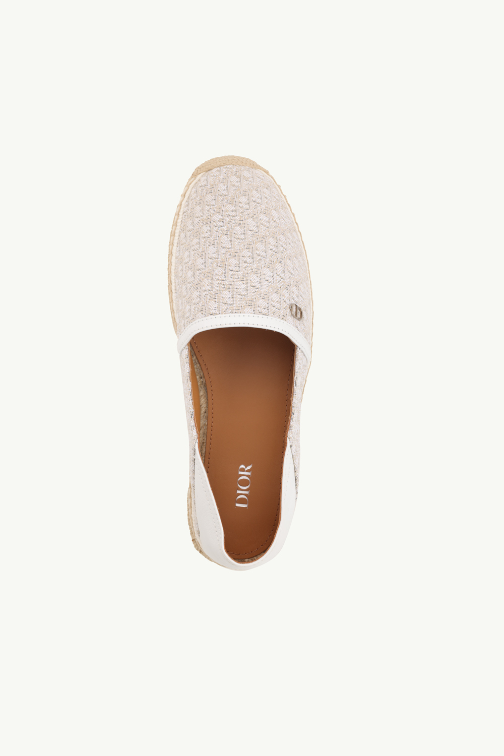 CHRISTIAN DIOR Paradise Oblique Espadrille in Off White 3