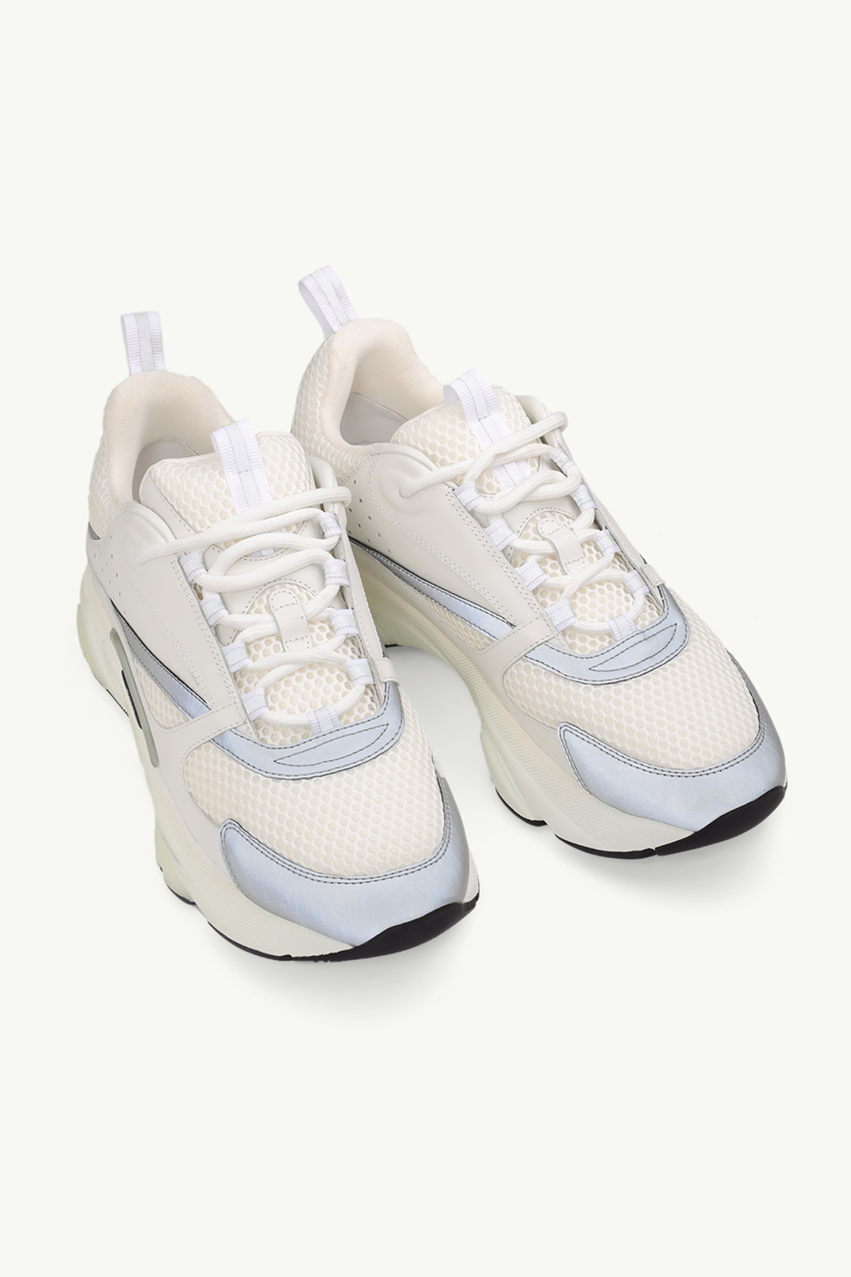 CHRISTIAN DIOR B22 Sneakers in White Technical Mesh 1
