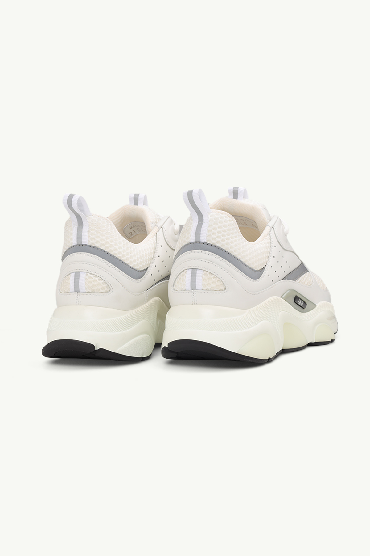 CHRISTIAN DIOR B22 Sneakers in White Technical Mesh 2