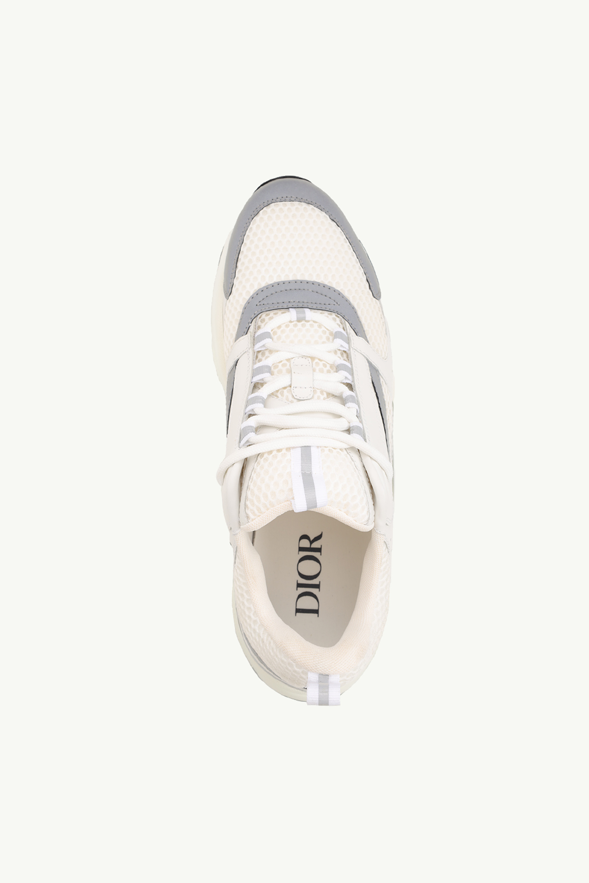 CHRISTIAN DIOR B22 Sneakers in White Technical Mesh 3