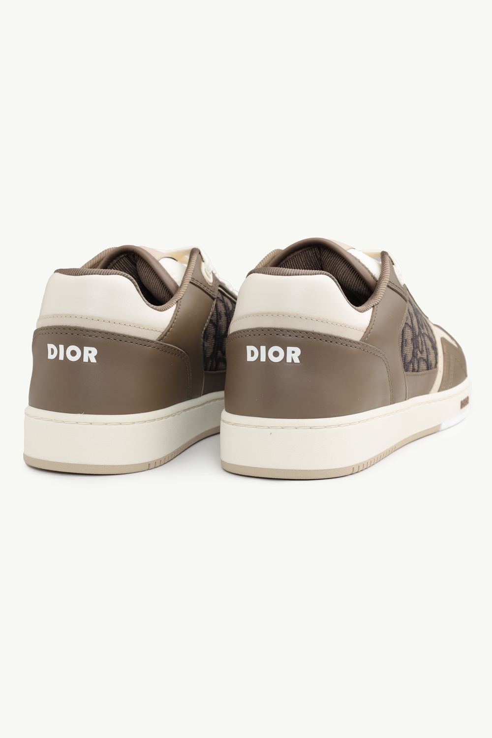 CHRISTIAN DIOR B27 Oblique Low Top Sneakers in Ebony/Cream/White Multicolors 2