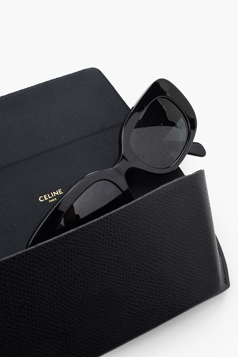 CELINE Bold 3 Dots Sunglasses in Black/Grey Gradient Acetate 4