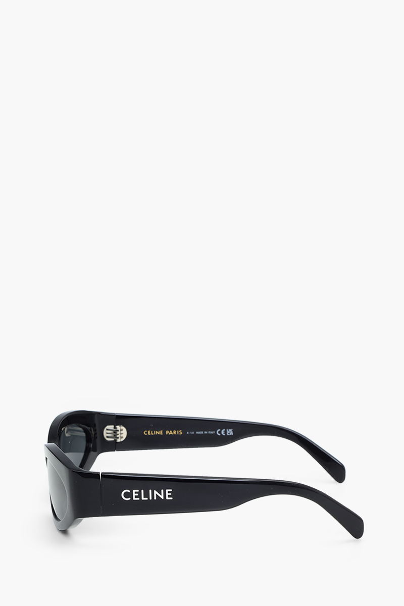 CELINE Monochroms Sunglasses in Shiny Black/Grey Acetate 3